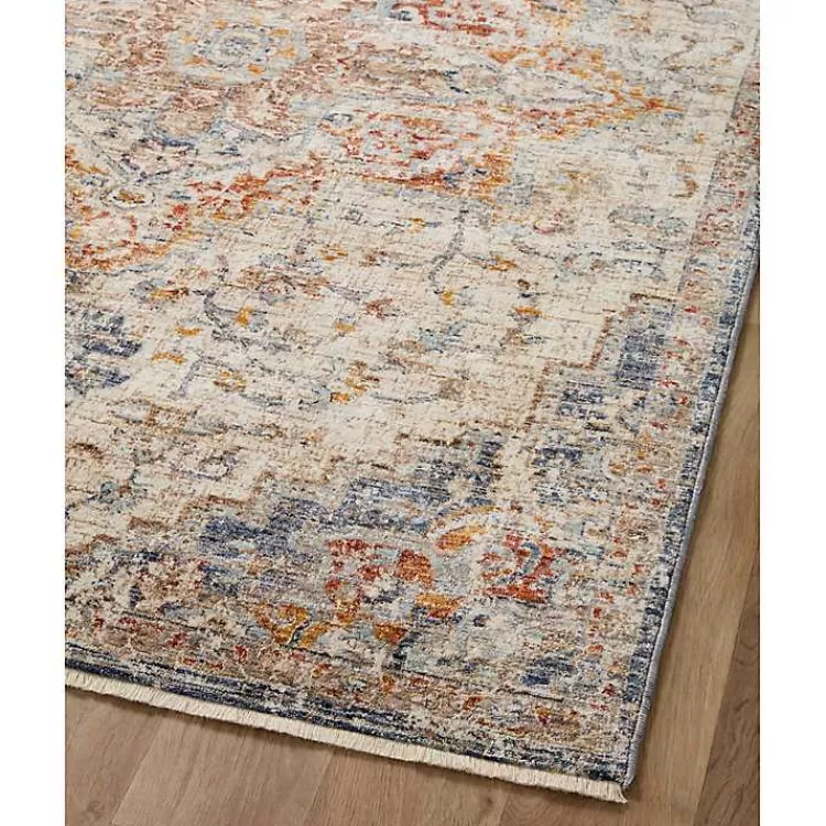 ivory_and_blue_bergamo_area_rug_x_4.webp Ivory and Blue Bergamo Area Rug, 5x7>Kirklands Home New