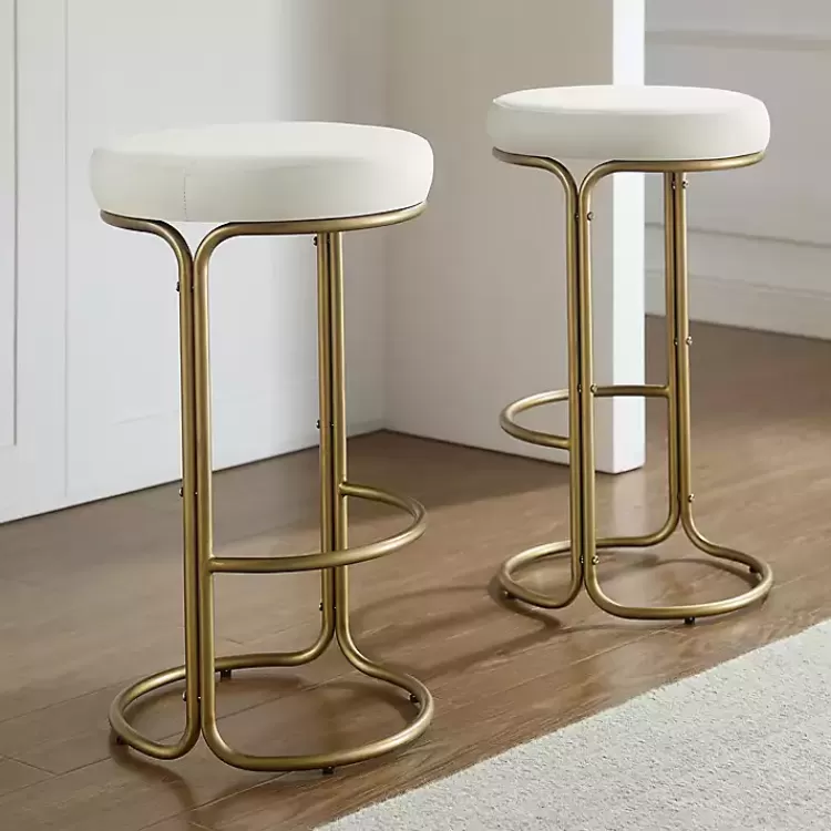 and Gold Carson Counter Stools, Set of 2>Kirklands Home Flash Sale