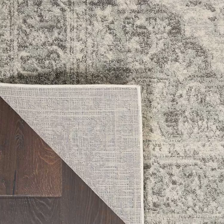 ivory_and_gray_oushak_medallion_runner_x_2.webp Ivory and Gray Oushak Medallion Runner, 2x7>Kirklands Home Fashion