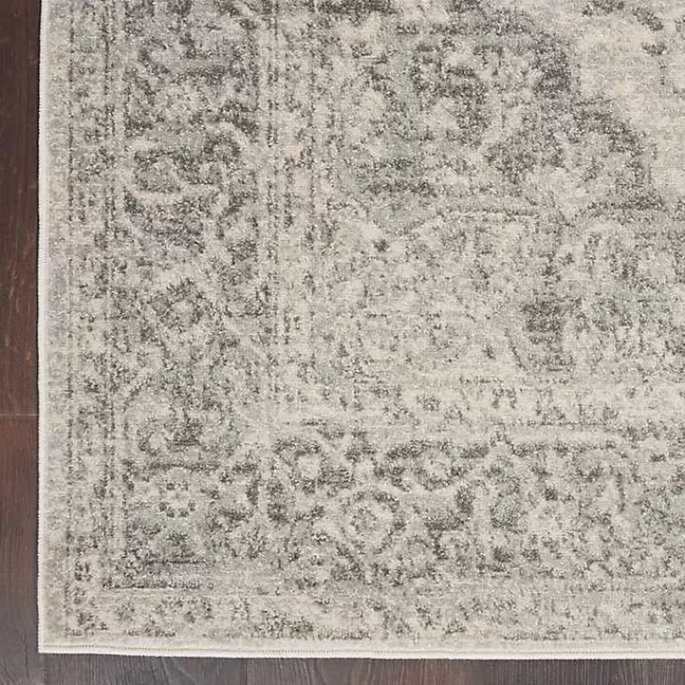 ivory_and_gray_oushak_medallion_runner_x_3.webp Ivory and Gray Oushak Medallion Runner, 2x7>Kirklands Home Fashion