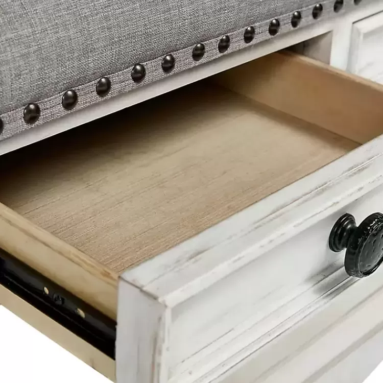 ivory_and_gray_upholstered_square_coffee_table_2.webp Ivory and Gray Upholstered Square Coffee Table>Kirklands Home Discount