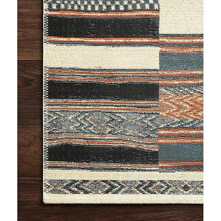 ivory_and_multicolored_tribal_outdoor_rug_x_5-1.webp Ivory and colored Tribal Outdoor Rug, 7x11>Kirklands Home Cheap