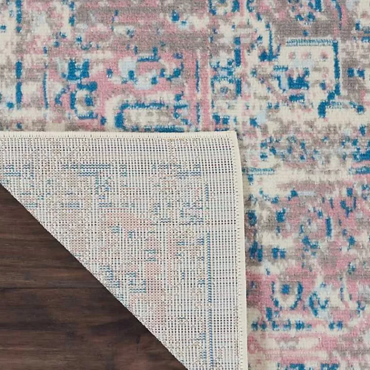 ivory_and_pink_central_medallion_area_rug_x_2.webp Ivory and Pink Central Medallion Area Rug, 7x9>Kirklands Home Flash Sale