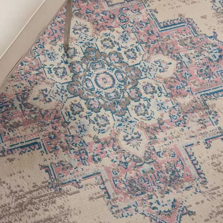 ivory_and_pink_central_medallion_area_rug_x_6-1.webp Ivory and Pink Central Medallion Area Rug, 5x7>Kirklands Home Shop