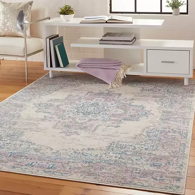 ivory_and_pink_central_medallion_area_rug_x_7-1.webp Ivory and Pink Central Medallion Area Rug, 5x7>Kirklands Home Shop