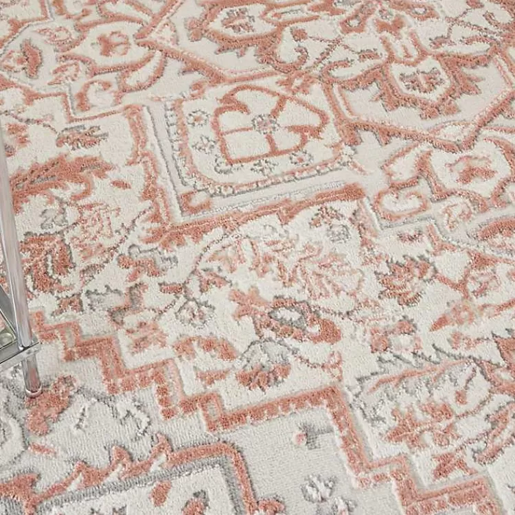 ivory_and_rose_floral_medallion_area_rug_x_3.webp Ivory and Rose Floral Medallion Area Rug, 5x7>Kirklands Home Hot