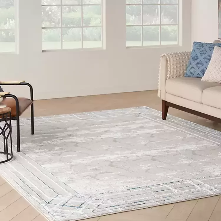 ivory_art_deco_bordered_area_rug_x_6.webp Art Deco Bordered Area Rug, 7x9>Kirklands Home Best Sale