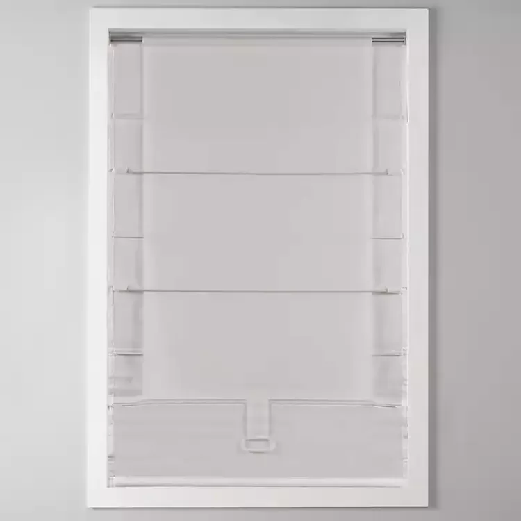 ivory_basketweave_cordless_roman_shade__in_4-2.webp Basketweave Cordless Roman Shade, 31 in.>Kirklands Home Fashion