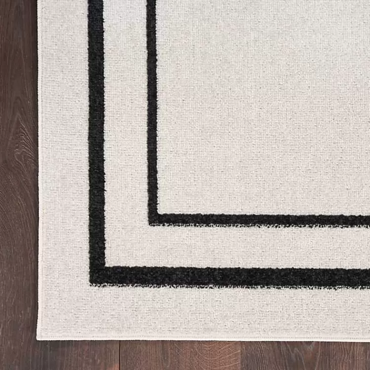ivory_bordered_indooroutdoor_area_rug_x_3.webp Bordered Indoor/Outdoor Area Rug, 5x7>Kirklands Home Best