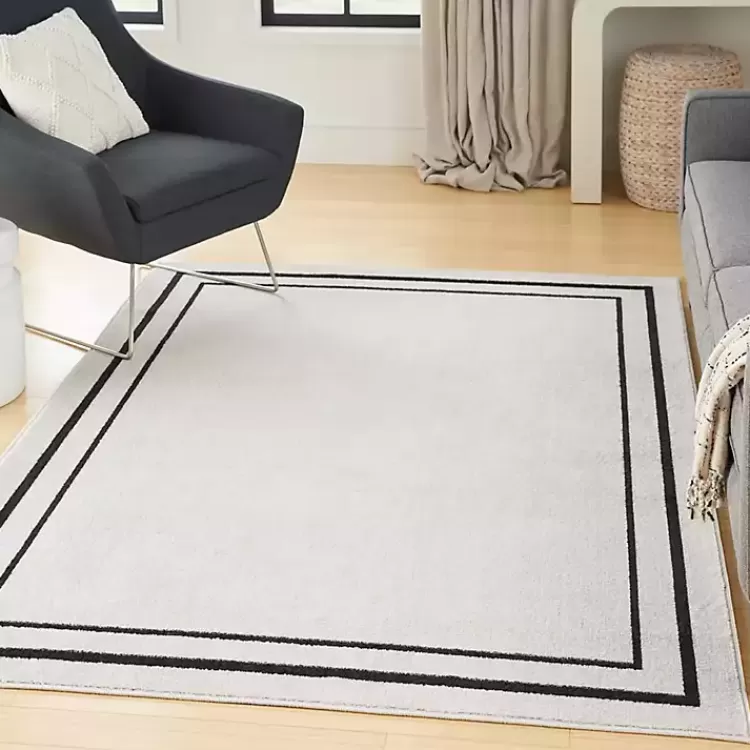 ivory_bordered_indooroutdoor_area_rug_x_6-2.webp Bordered Indoor/Outdoor Area Rug, 6x9>Kirklands Home Sale