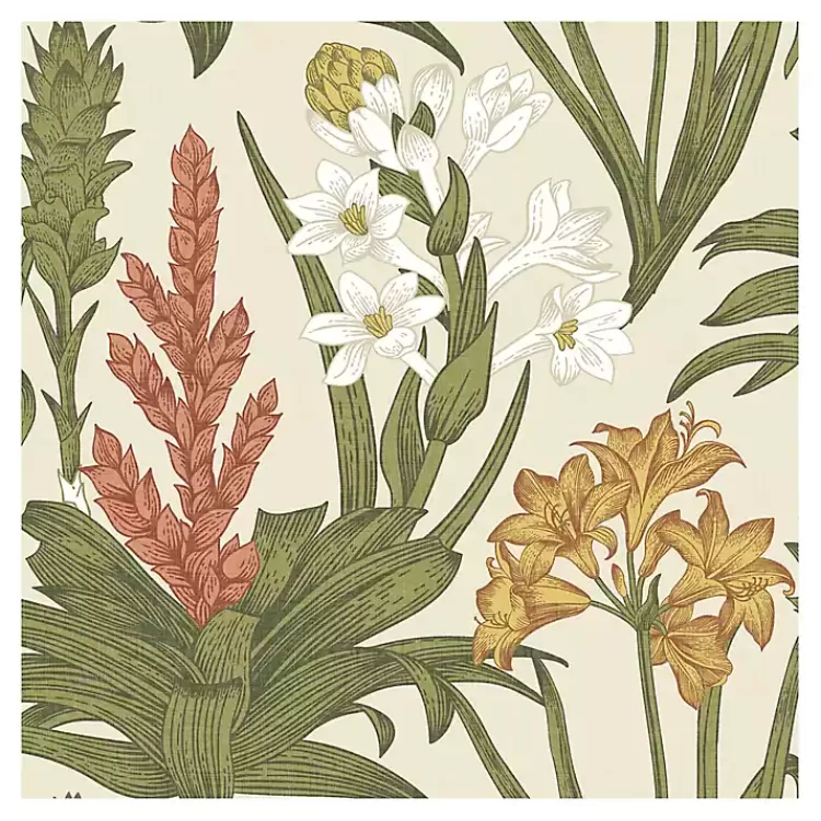 Botanical Villa Peel & Stick Wallpaper>Kirklands Home Outlet