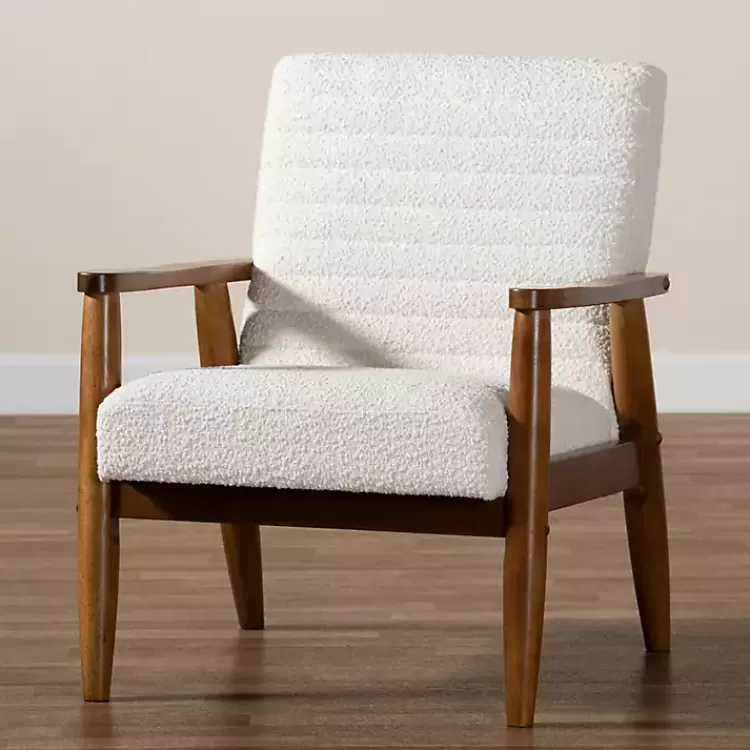 ivory_boucle__wood_frame_accent_chair_8.webp Boucle & Wood Frame Accent Chair>Kirklands Home New