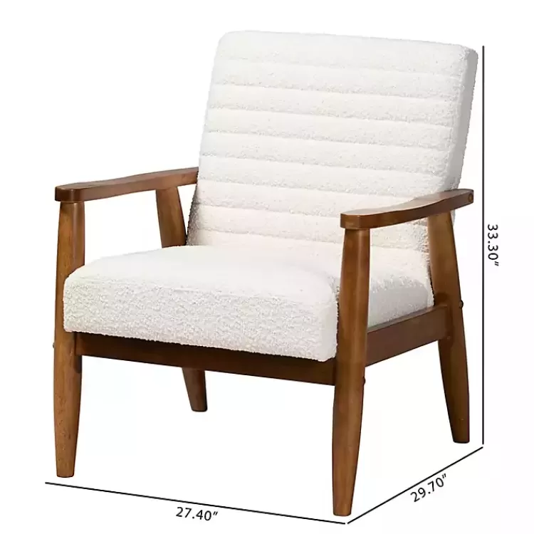 ivory_boucle__wood_frame_accent_chair_9.webp Boucle & Wood Frame Accent Chair>Kirklands Home New