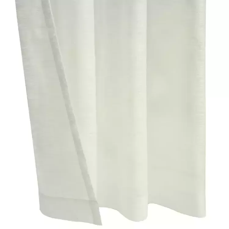 ivory_boucle_sheer_single_curtain_panel__in_4.webp Boucle Sheer Single Curtain Panel, 84 in.>Kirklands Home Hot