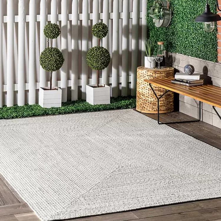 Ivory Braided Lefebvre Area Rug, 12x18>Kirklands Home Flash Sale