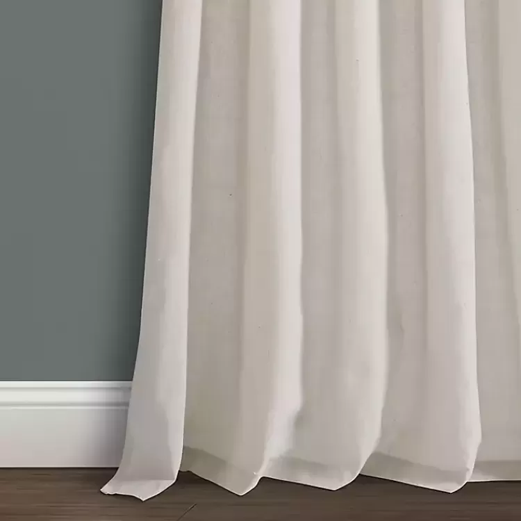 ivory_burlap_knotted_curtain_panel_set__in_3.webp Burlap Knotted Curtain Panel Set, 120 in.>Kirklands Home Online