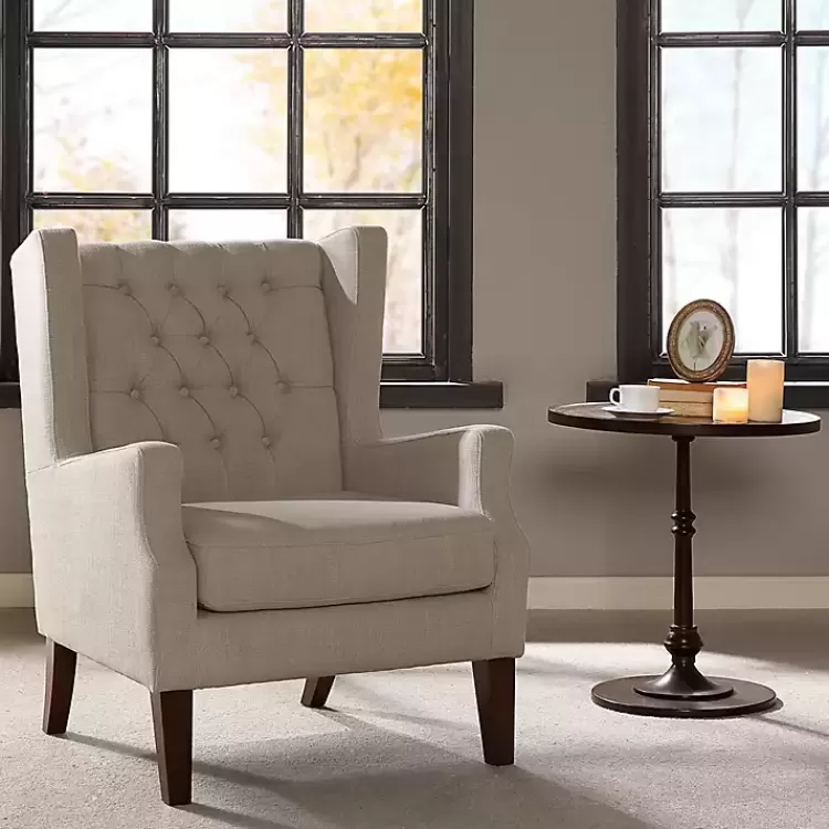 Button Tufted Accent Chair>Kirklands Home Fashion
