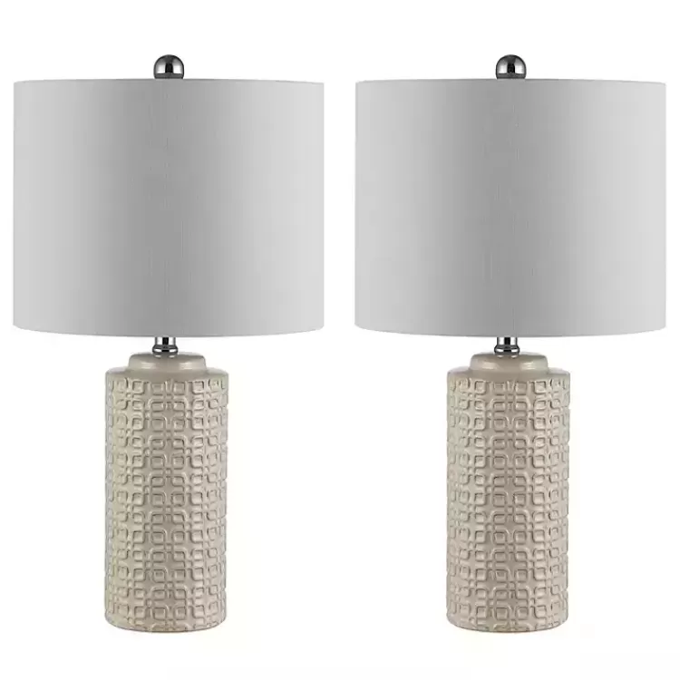 Ceramic Motif Table Lamps, Set of 2>Kirklands Home Clearance