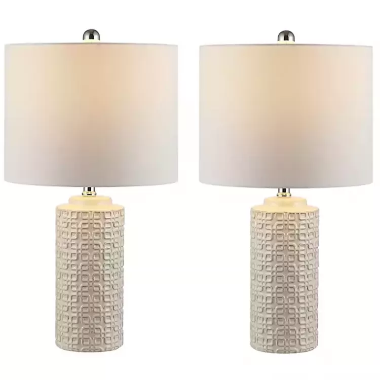 Ceramic Motif Table Lamps, Set of 2>Kirklands Home Clearance