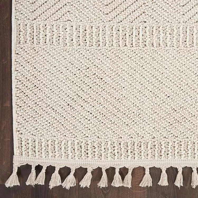 ivory_chevron_diamond_tasseled_area_rug_x_2-1.webp Chevron Diamond Tasseled Area Rug, 5x7>Kirklands Home Outlet
