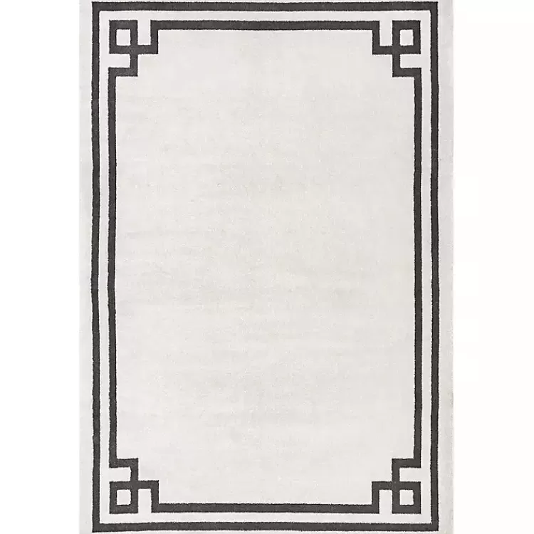 Ivory Classic Border Area Rug, 8x10>Kirklands Home New