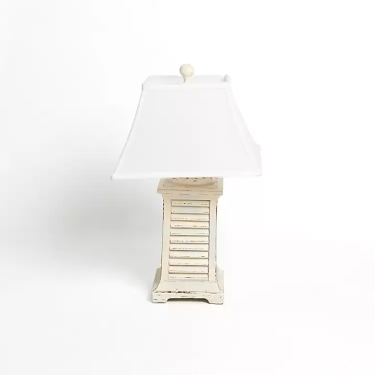 Ivory Coastal Shutter Table Lamp>Kirklands Home Fashion