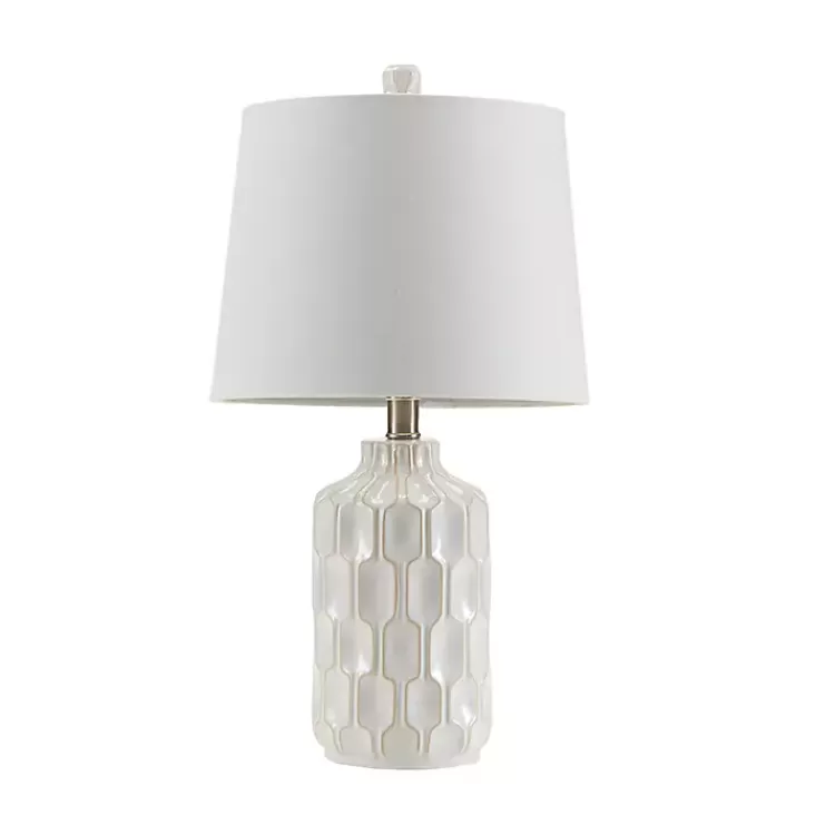 Ivory Contour Ceramic Table Lamp>Kirklands Home Discount