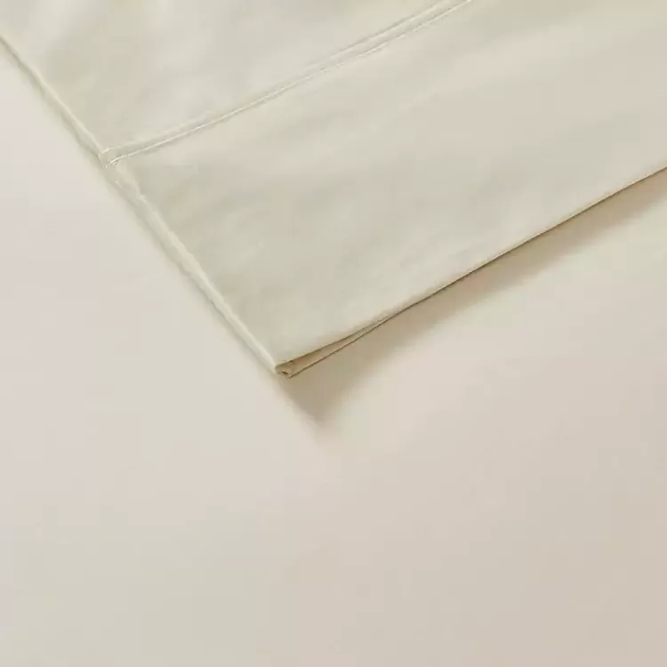 ivory_cotton_blend_sateen_pc_king_sheet_set_2.webp Cotton Blend Sateen 6-pc. King Sheet Set>Kirklands Home Outlet