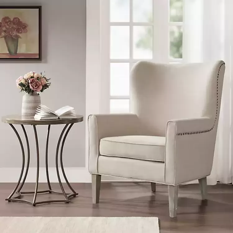 Curved Wingback Accent Chair>Kirklands Home Outlet