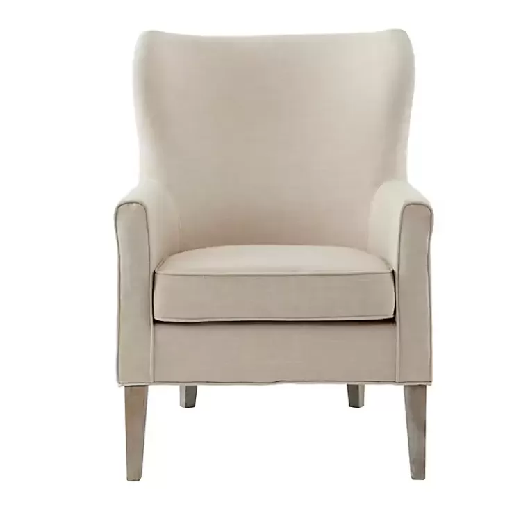ivory_curved_wingback_accent_chair_2.webp Curved Wingback Accent Chair>Kirklands Home Outlet