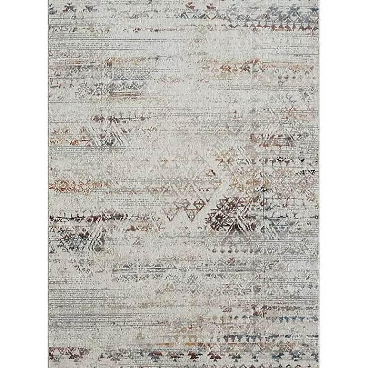 Distressed Medallion Washable Area Rug, 7x9>Kirklands Home Discount