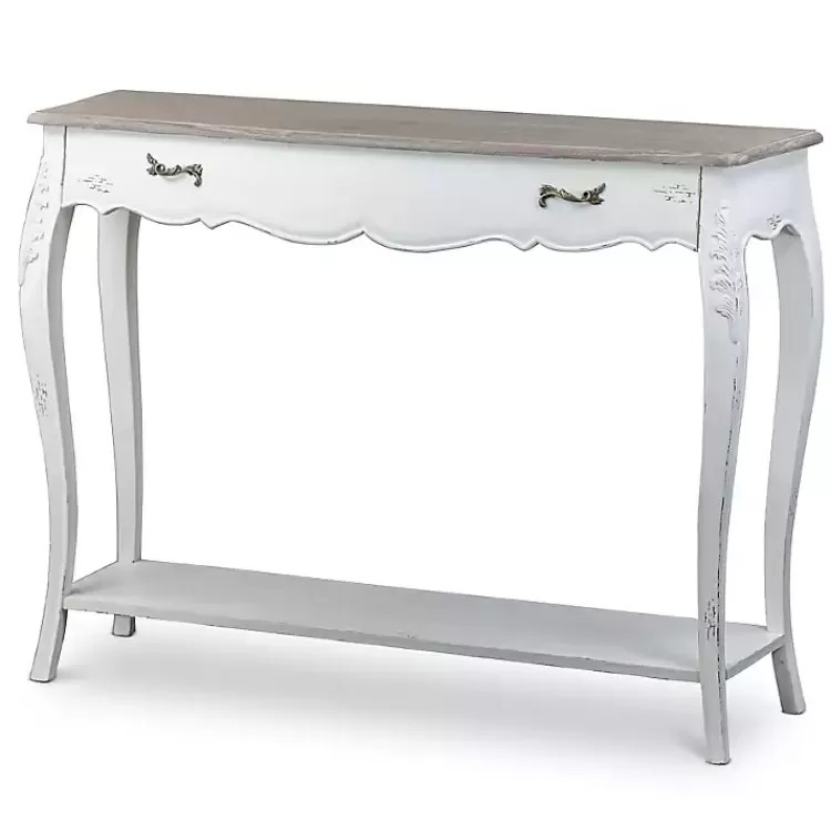 Distressed Streaked Console Table>Kirklands Home Fashion