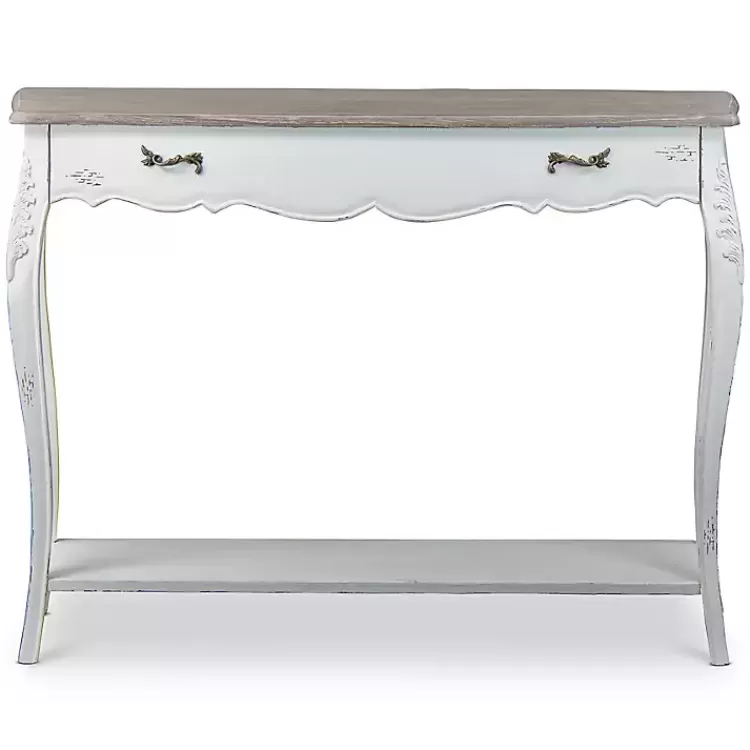 Distressed Streaked Console Table>Kirklands Home Fashion