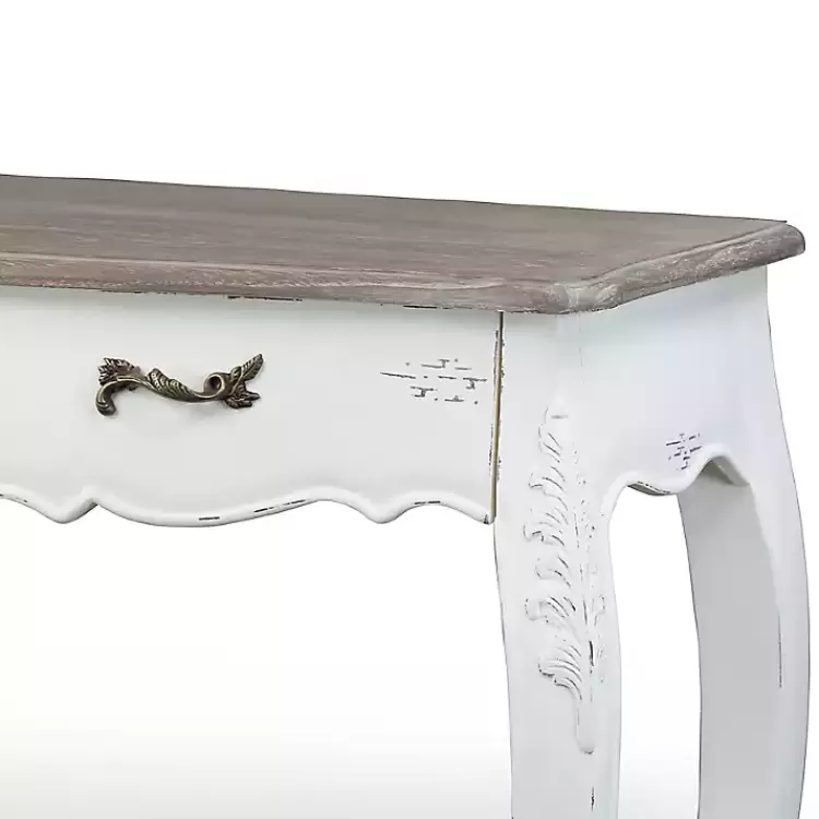 ivory_distressed_streaked_console_table_2.webp Distressed Streaked Console Table>Kirklands Home Fashion