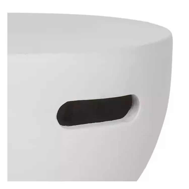 ivory_drum_accent_table_with_handles_2.webp Drum Accent Table with Handles>Kirklands Home Fashion