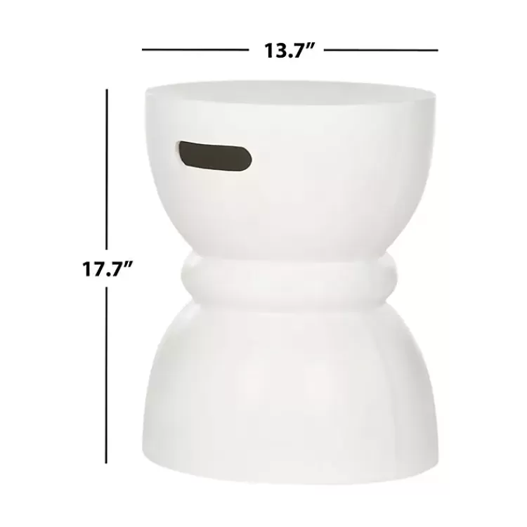 ivory_drum_accent_table_with_handles_4.webp Drum Accent Table with Handles>Kirklands Home Fashion