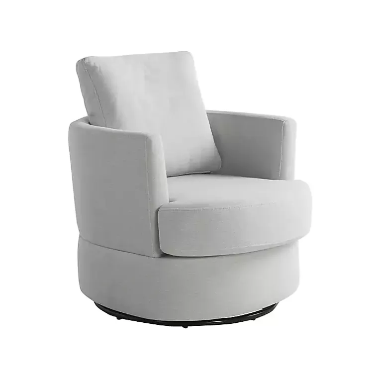 ivory_elmhurst_swivel_accent_chair_2.webp Ivory Elmhurst Swivel Accent Chair>Kirklands Home Flash Sale