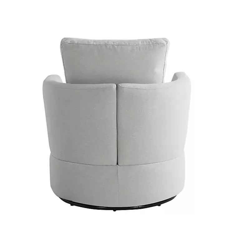 ivory_elmhurst_swivel_accent_chair_4.webp Ivory Elmhurst Swivel Accent Chair>Kirklands Home Flash Sale
