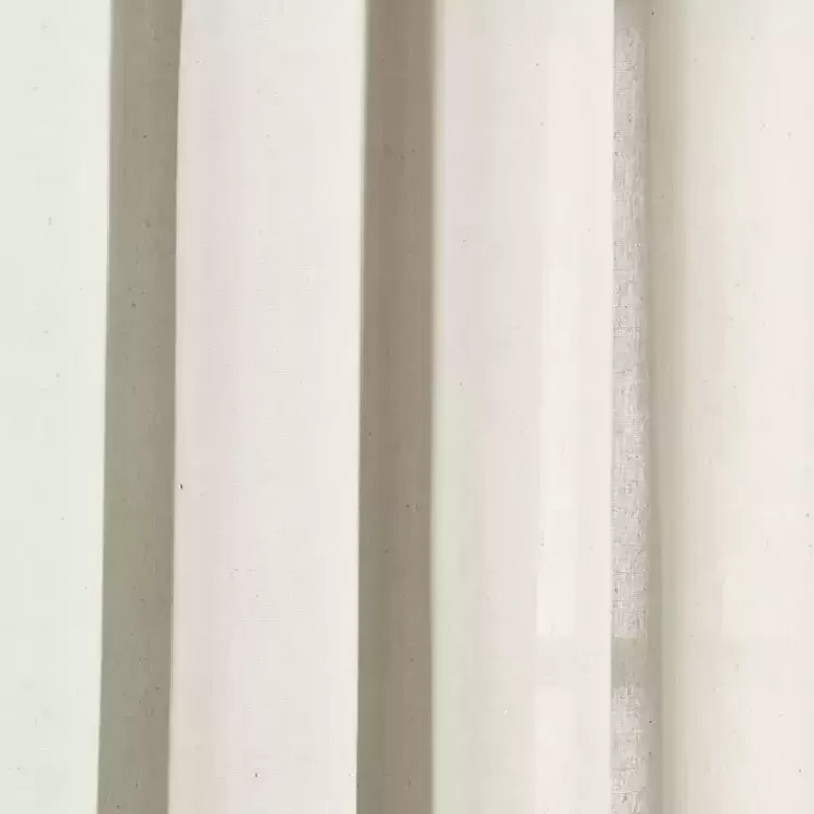 ivory_faux_linen_curtain_panel_set__in_2.webp Faux Linen Curtain Panel Set, 84 in.>Kirklands Home Outlet