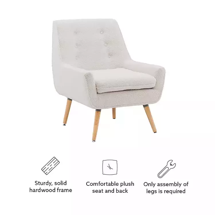 ivory_faux_sherpa_tufted_accent_chair_9.webp Ivory Faux Sherpa Tufted Accent Chair>Kirklands Home Outlet