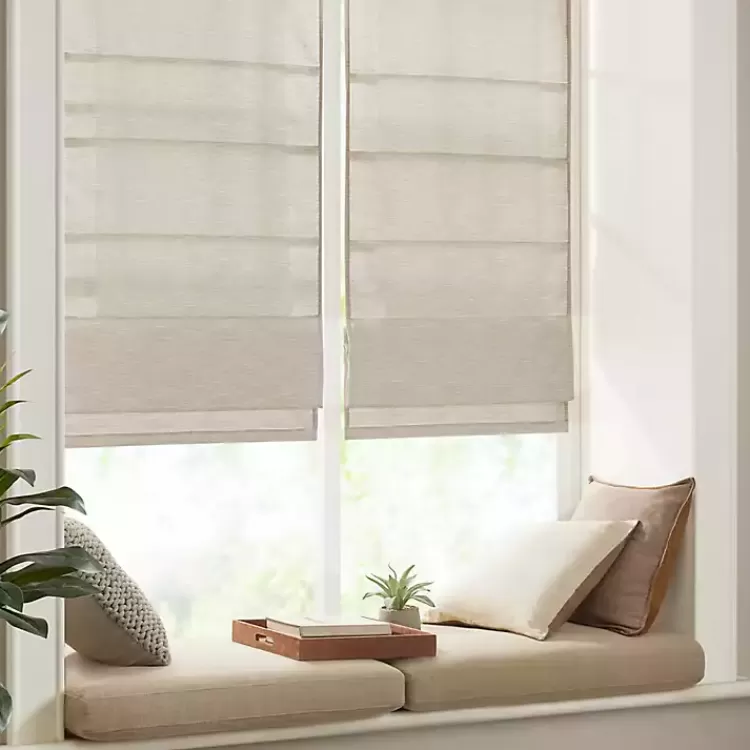 ivory_faux_silk_room_darkening_roman_shade__in_3-2.webp Faux Silk Room Darkening Roman Shade, 35 in.>Kirklands Home Cheap