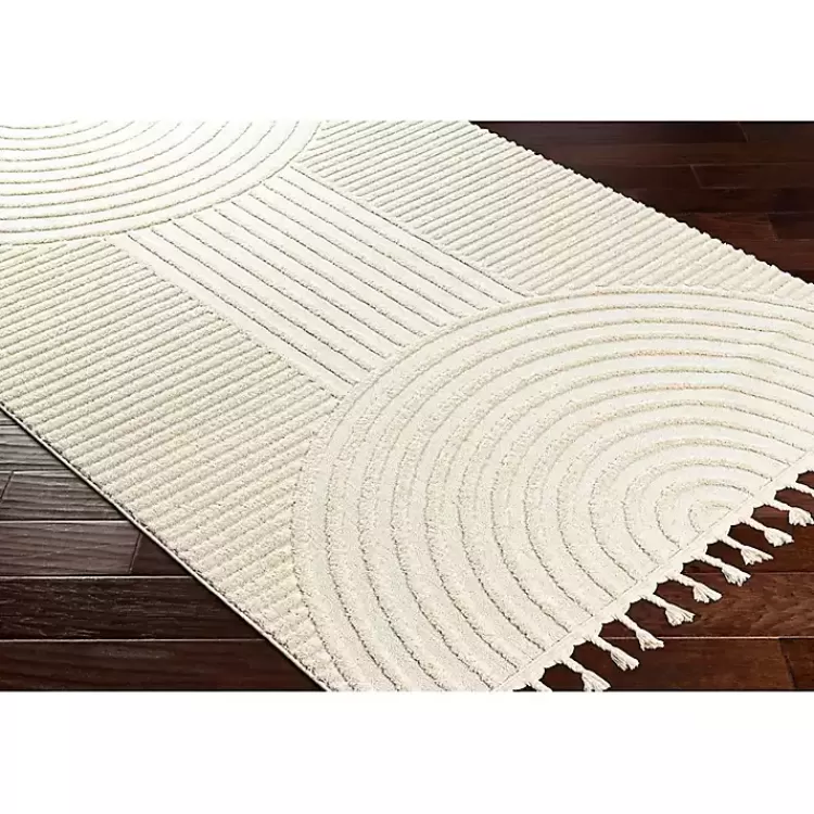 Geometric Lines Tassel Area Rug, 5x7>Kirklands Home Hot