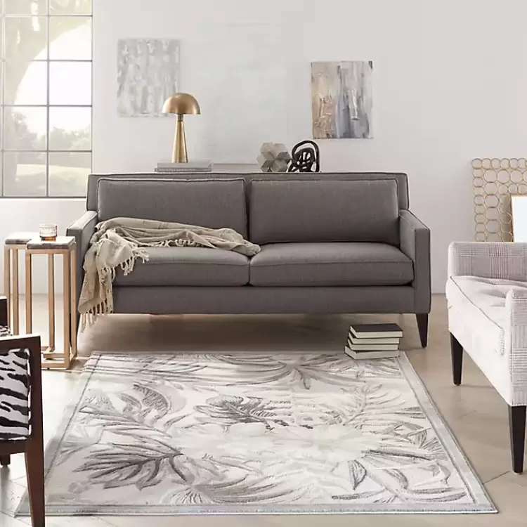 ivory_grand_leaf_coastal_area_rug_x_7.webp Ivory Grand Leaf Coastal Area Rug, 5x7>Kirklands Home Flash Sale