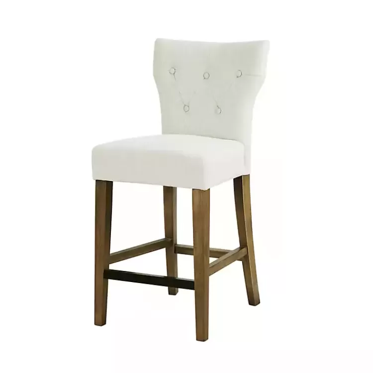 Ivory Harrison Tufted Counter Stool>Kirklands Home Store