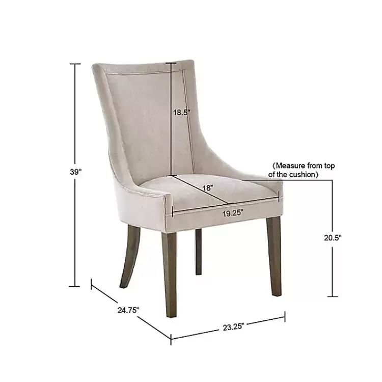 ivory_madison_park_ultra_dining_chairs_set_of__8.webp Madison Park Ultra Dining Chairs, Set of 2>Kirklands Home Best Sale