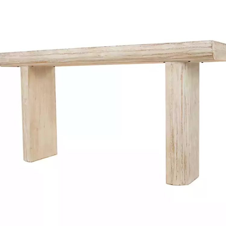 ivory_natural_wood_grain_console_table_4.webp Natural Wood Grain Console Table>Kirklands Home Fashion