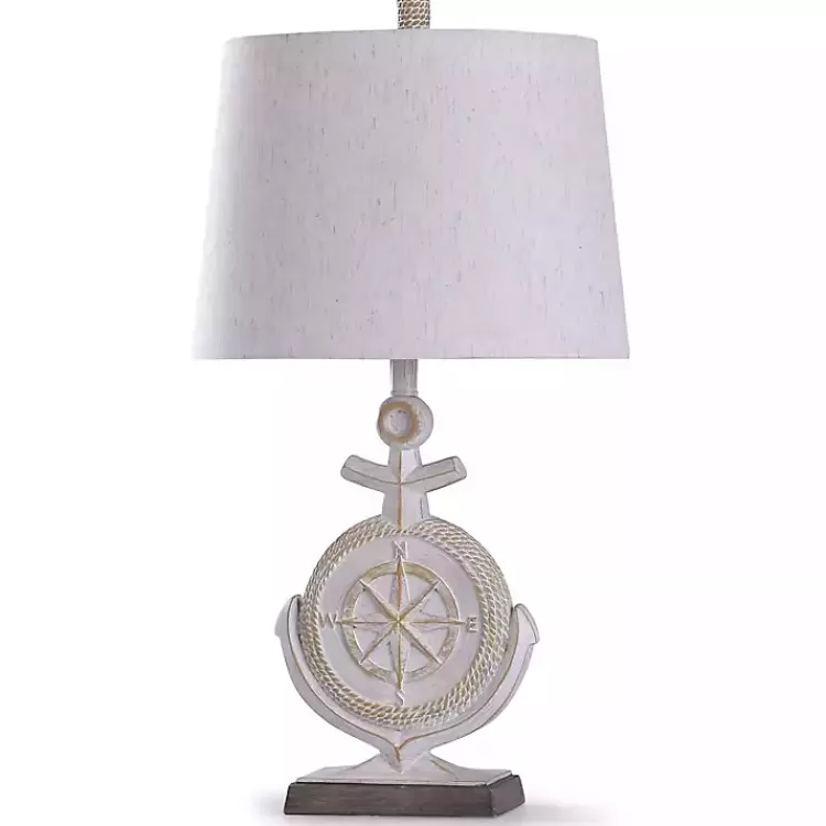 Ivory Nautical Anchor Table Lamp>Kirklands Home New