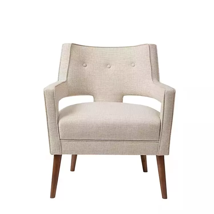 ivory_open_back_midcentury_modern_armchair_2.webp Open Back Mid-Century Modern Armchair>Kirklands Home Best