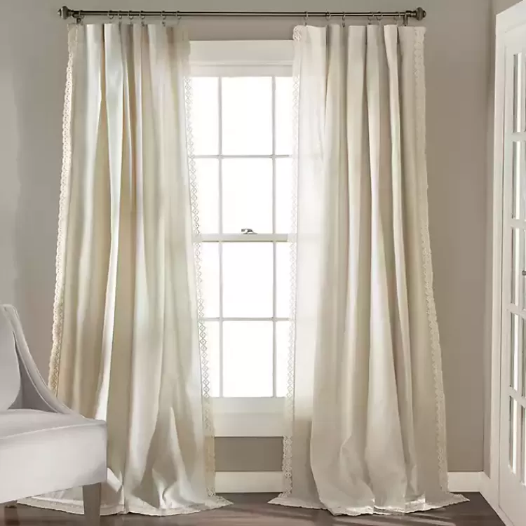 Rosalie Curtain Panel Set, 108 in.>Kirklands Home New