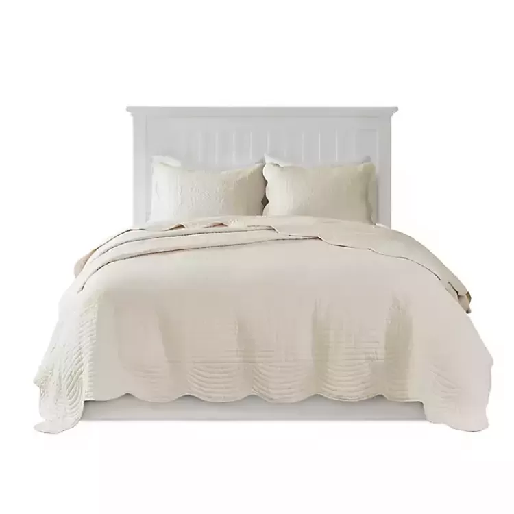 Scalloped Monica 3-pc. King Coverlet Set>Kirklands Home Best